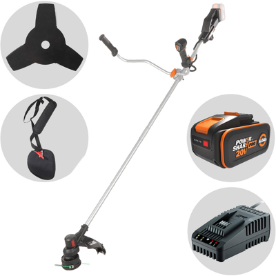 Worx Nitro WG082E Akku-Motorsense 20 V 4 Ah Worx Nitro WG082E Akku-Motorsense 20 V 4 Ah