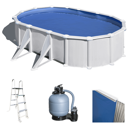 Gre Atlantis Oval 610x375x132cm - Stahlwandbecken