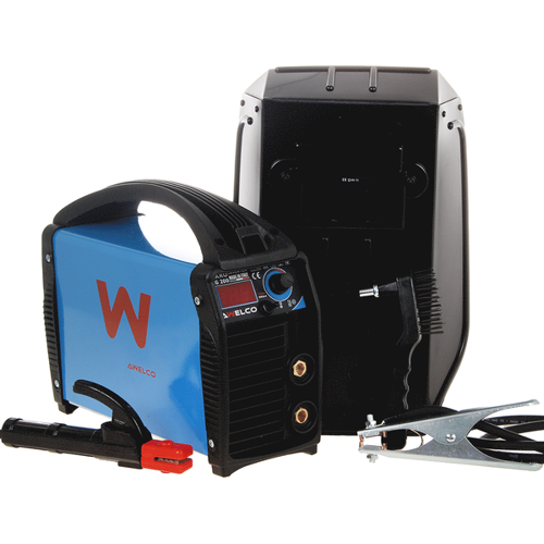 Inverter-Schweißgerät Elektrode Inverter MMA-TIG Awelco MIKROTIG 200 - 200A - 230V - Zyklus 35%@150A Kit