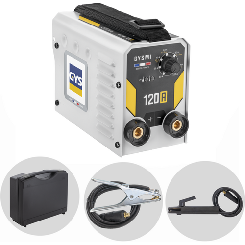 Gys Gysmi 120A Inverter-Schweißgerät (MMA) Kofferset Gleichstrom (DC)