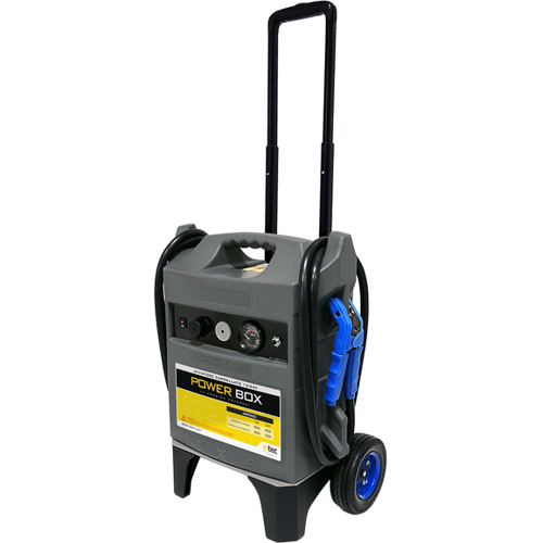 Intec BOS1224-LST - Professionelles Batterie-Starthilfegerät mit Trolley - 12/24V - 9900A