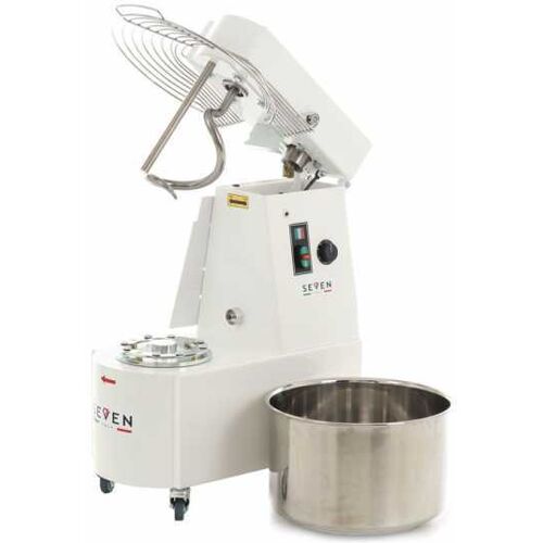 Spiralkneter Seven Italy GHR 20 2V - 230 V - mit Rädern und Zeitschalter - 2 Geschwindigkeiten