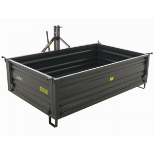 Heckcontainer Blackstone B-TB 180 - Kippbar - 3 abnehmbare Bordwände