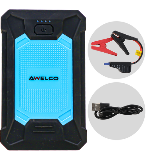 Awelco MISTER CHARGE 600 - Multifunktionales tragbares Starthilfegerät - Powerbank