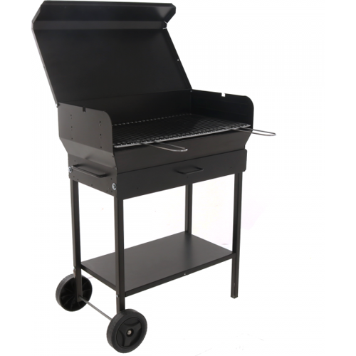 Mille Doriano - Handgefertigter Eisen-Holzkohlegrill - 67,5x37cm