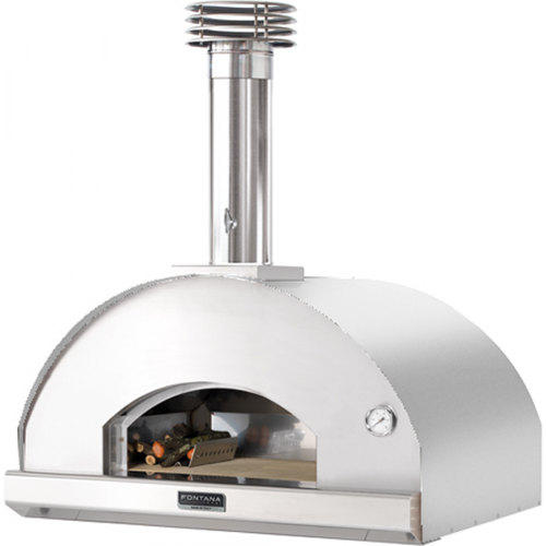 Fontana Forni Holzbackofen Fontana Mangiafuoco - EDELSTAHL