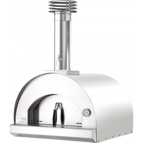Fontana Forni Fontana Margherita - Holzbackofen - Edelstahl