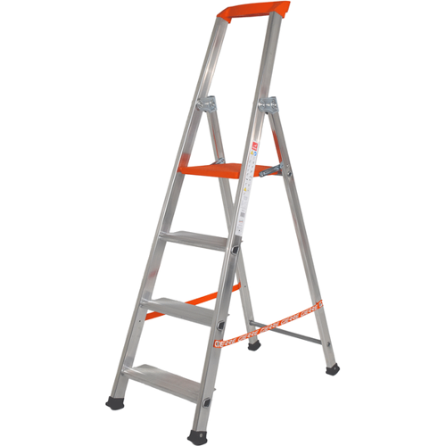Gierre Stabila AL710DS - 4 Stufen, 1,47 m - Aluminium-Stehleiter