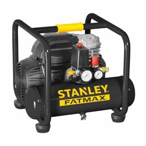 Stanley Elektrischer Kompressor mit Wagen Stanley Vento rollcage OL244/6 PCM, Motor 1.5 PS, 24 Lt, oilles