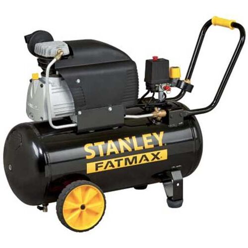 Stanley Fatmax D211/8/50s - Elektrischer Kompressor mit Wagen - Motor 2 PS - 50 Lt - Druckluft