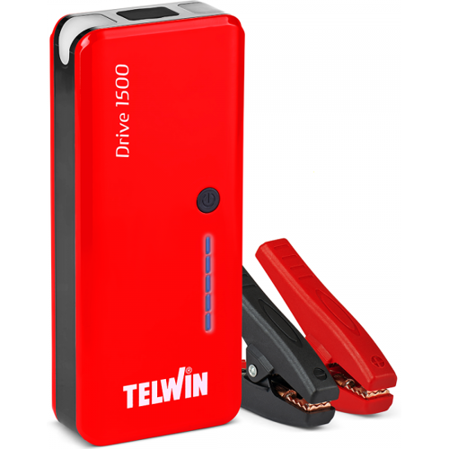 Telwin Drive 1500 - Tragbarer Mehrzweck-Notstarter - Power Bank