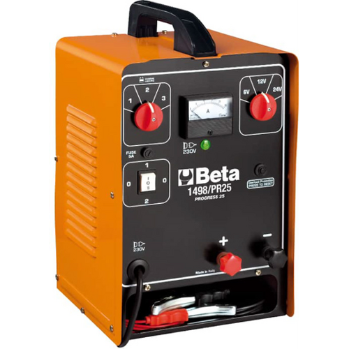 Beta tools Beta 1498/PR25 Tragbares Ladegerät 6/12/24 V Einphasig