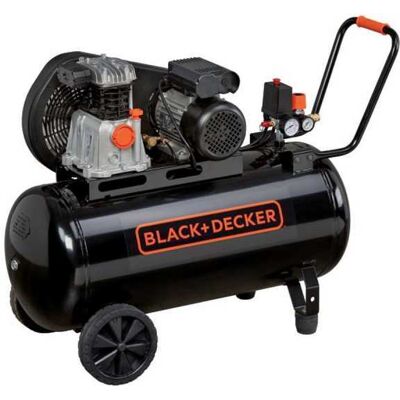 Black & Decker BD 220/50 2M - Elektrischer Kompressor mit Riemenantrieb - Motor 2PS - 50Lt Black & Decker BD 220/50 2M - Elektrischer Kompressor mit Riemenantrieb - Motor 2PS - 50Lt