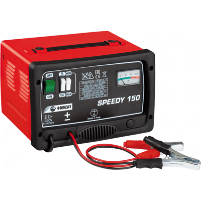 Helvi Speedy 150 - Ladegerät mit Starthilfe - 12V - 230V Helvi Speedy 150 - Ladegerät mit Starthilfe - 12V - 230V