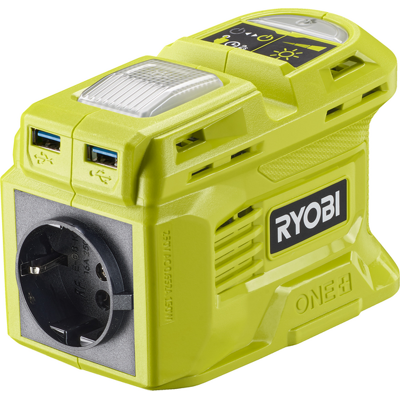 Ryobi RY18BI150B-0 - Wechselrichter 18V - Leistung 150 W - Aufladefunktion - SOLO - Ohne Akku Ryobi RY18BI150B-0 - Wechselrichter 18V - Leistung 150 W - Aufladefunktion - SOLO - Ohne Akku