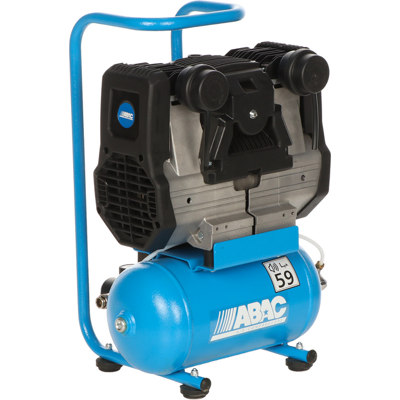ABAC START QUIETE OS10 - Elektrischer, leiser Einphasen-Kompressor - Öl-frei - Motor 1 PS - 6 l ABAC START QUIETE OS10 - Elektrischer, leiser Einphasen-Kompressor - Öl-frei - Motor 1 PS - 6 l