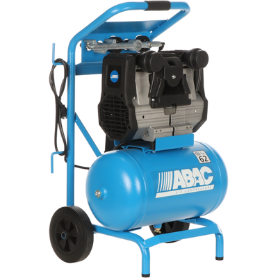 ABAC HOCKENHEIM QUIETE OS20 - Schallgedämpfter, ölfreier, einphasiger elektrischer Luftkompressor - 2 PS Motor - 20 lt ABAC HOCKENHEIM QUIETE OS20 - Schallgedämpfter, ölfreier, einphasiger elektrischer Luftkompressor - 2 PS Motor - 20 lt