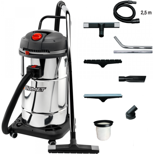 Comet CVP 265 X - Nass-/Trockensauger - 65 l - Stahlbehälter - professionell