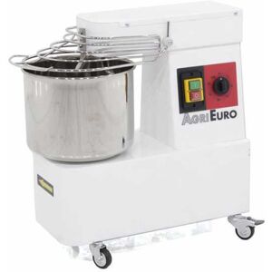 AgriEuro TOP-LINE Mixer 1000 S Deluxe Spiralkneter - einphasig - Teigkapazität 8 Kg - Wanne 10 Liter