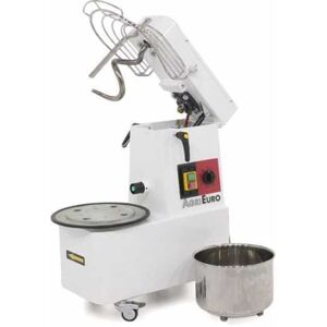 AgriEuro TOP-LINE Mixer 500 S Deluxe Spiralkneter - mit kippbarem Kopf - Teigkapazität 5 Kg - Wanne 7 Liter