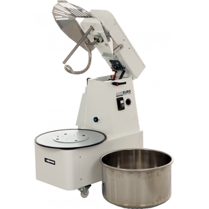 AgriEuro TOP-LINE Mixer 4000 S Deluxe Spiralkneter - mit kippbarem Kopf - Teigkapazität 35 Kg - Wanne 41 Liter