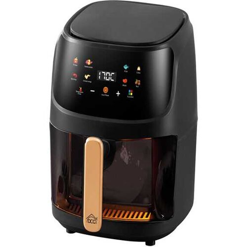 DCG FR3608BD Heißluftfritteuse mit digitaler Anzeige 8 l