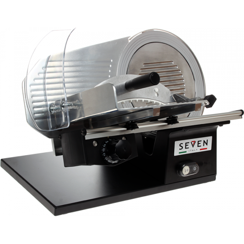 Aufschnittmaschine Seven Italy PS 275 PRO BLACK - 275 mm Klinge - inklusive Schärfgerät