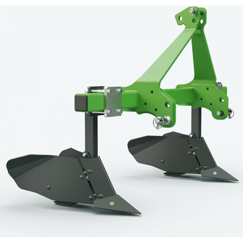 Furchenzieher Seven Italy Big mit 2 Pflügen - Rahmen 120 cm
