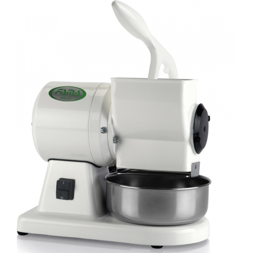 Fama Industrie FAMA MIGNON GM - Elektrische Reibe Farbe weiß - Gehäuse aus poliertem Aluminium - 0,5 PS