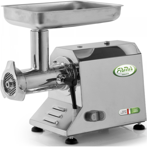 Fama Industrie FAMA TIK22 UNIKO - elektrischer Fleischwolf -Gehäuse und Schneideeinheit aus Edelstahl - 400 V