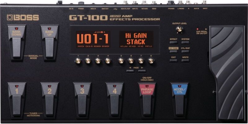 Boss GT-100 Multieffekt und Amp-Modeling V2