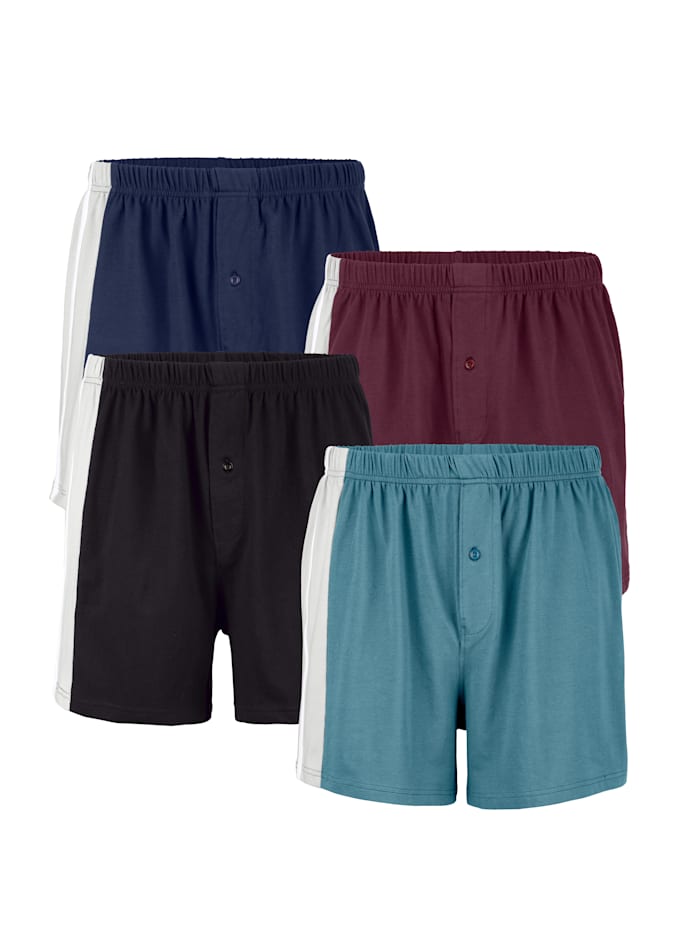 G Gregory Boxershorts G Gregory Türkis/Marineblau/Bordeaux/Schwarz