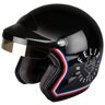 Felix helmet Vintage Jet-Helm schwarz ST520 Unterschrift Felix Helm - Famille de couleur - Noir, Farbe - Noir, Größe - M