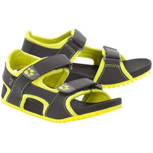 Jack Wolfskin - Trekking-Sandalen OUTFRESH DELUXE K in phantom/lime, Gr.26