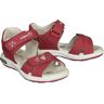 Superfit - Leder-Klettsandalen EMILY - HERZ in pink, Gr.34