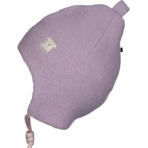 PURE BY BAUER - Baby-Zipfelmütze WARMERS in mauve, Gr.45