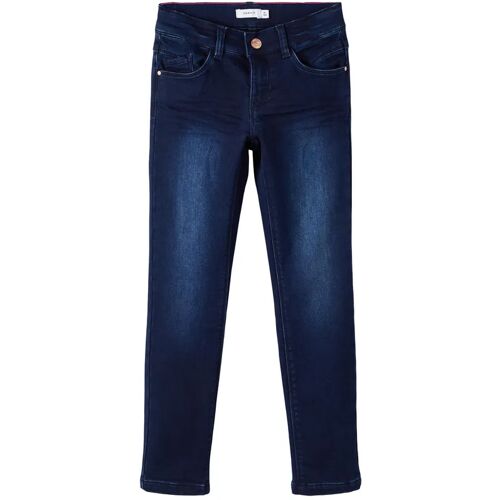 name it - Jeans-Hose NKFSALLI DNMBATIMIAN 3705 in dark blue denim, Gr.158