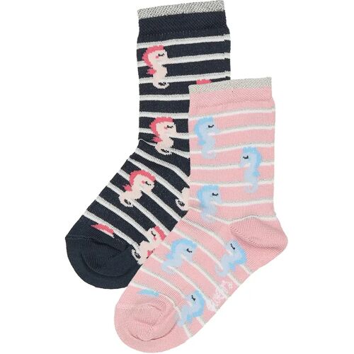 ewers - Socken SEEPFERDCHEN 2er-Pack in bunt, Gr.18/19