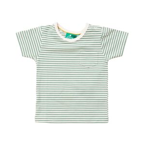 Little Green Radicals - T-Shirt GREEN STRIPES in weiß/grün, Gr.86