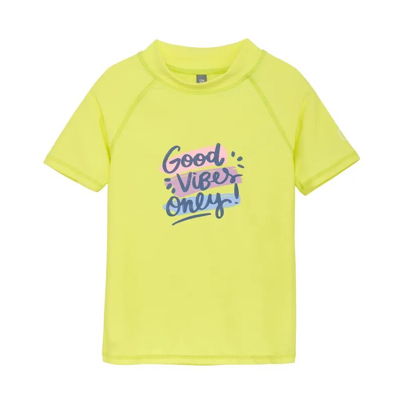 Color Kids - Badeshirt GOOD VIBES ONLY in limelight, Gr.128