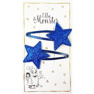 Monster Cable Haarspange GLITTER STAR 2er Set in blue