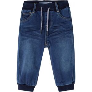 name it - Jeans-Schlupfhose NBMBOB DNMBATORAS 3551 in dark blue denim, Gr.62