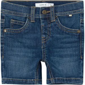 name it - Jeans-Shorts NMMSILAS Slim Fit in dark blue denim, Gr.122