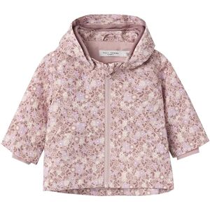 name it - Regenjacke NBFMAXI FLOWER in burnished lilac, Gr.86