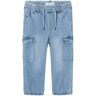 name it - Cargo-Jeans NMMBEN BAGGY R 9770-YT in medium blue denim, Gr.122