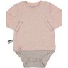 OrganicEra - Langarm-Bodyshirt ELYA UNI in rose melange, Gr.92