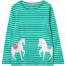 Tom Joule® - Langarmshirt BESSIE HORSE in grün, Gr.110