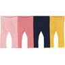 name it - Leggings NBFKABEX 4er-Pack in altrosa/gelb, Gr.62