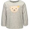 Steiff - Nicki-Sweatshirt BASIC in grau melange, Gr.62