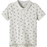 name it - Poloshirt NKMVOLO - ANCHOR in light grey melange, Gr.146/152